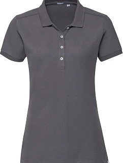 Russell Athletic 566F Dámské elastické piqué polo 10.566F convoy grey