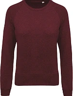 Kariban K 481 Dámská raglánová mikina z bio bavlny 20.K481 wine heather