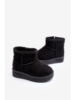 Dětské zimní boty s na zip černé Big Star model 21637314 - Big Star Shoes Dětské zimní boty s na zip černé Big Star model 21637314 - Big Star Shoes