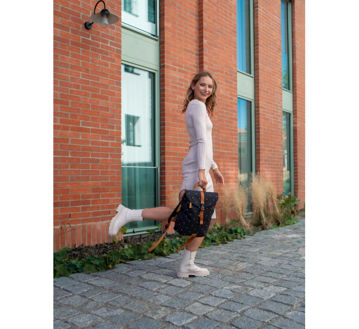 Městský batoh VUCH Corbin Dotty Black