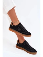 Dámské semišové tenisky na platformě Big Star – černé Dámské semišové tenisky na platformě Big Star – černé