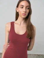 Jednoduché šaty bez rukávů 70030 - Vamp