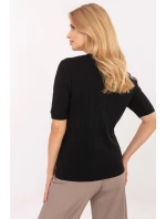 Svetr s krátkým rukávem model 217334 Factory Price Svetr s krátkým rukávem model 217334 Factory Price