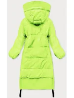 Neonově žlutá dlouhá zimní bunda z různých spojených materiálů (jin-210) Neonově žlutá dlouhá zimní bunda z různých spojených materiálů (jin-210)