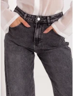Šedé dámské džínové kalhoty typu balloon fit Goodlookin (RE3222) Šedé dámské džínové kalhoty typu balloon fit Goodlookin (RE3222)