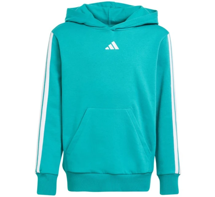 Dětská fleecová mikina 3 Stripes Turquoise model 21720654 - ADIDAS Dětská fleecová mikina 3 Stripes Turquoise model 21720654 - ADIDAS
