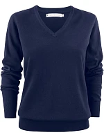 James Harvest Ashland V-Neck Women Dámský svetr s výstřihem do V 62.2505 navy James Harvest Ashland V-Neck Women Dámský svetr s výstřihem do V 62.2505 navy