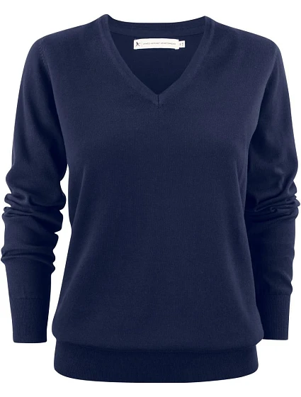 James Harvest Ashland V-Neck Women Dámský svetr s výstřihem do V 62.2505 navy James Harvest Ashland V-Neck Women Dámský svetr s výstřihem do V 62.2505 navy