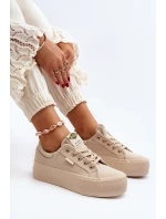 Dámské tenisky na platformě model 21650000 béžové - Lee Cooper