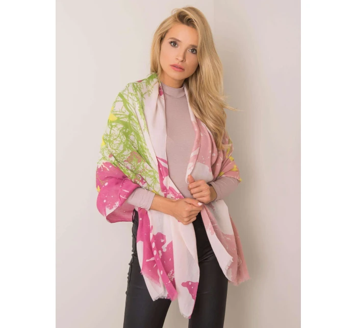 Dámský šátek AT CH K 241444 tmavě růžový