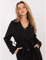 Płaszcz IT PL model 21755229 czarny - FPrice Płaszcz IT PL model 21755229 czarny - FPrice