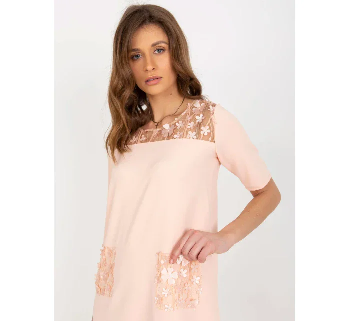 LK SK 506735 šaty.82 broskví LK SK 506735 šaty.82 broskví