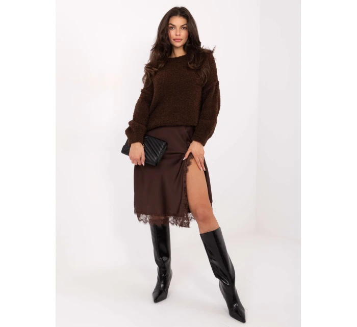 Sukně MI SD 3275.57 hnědá