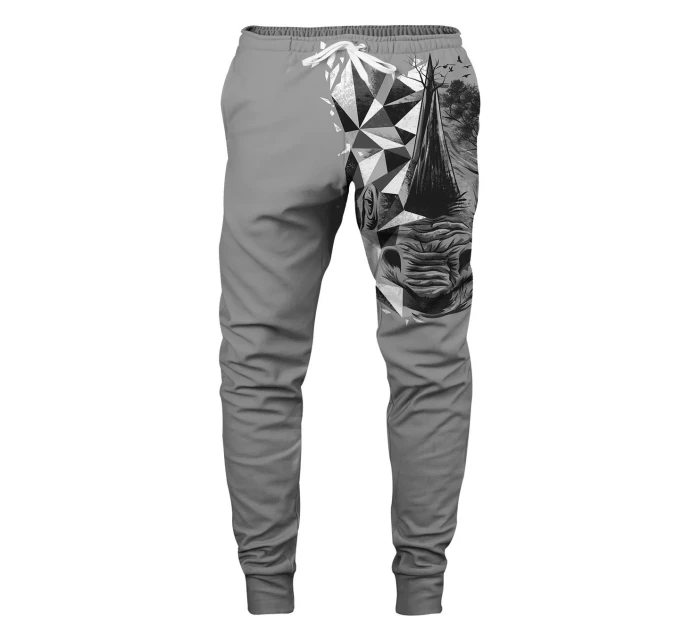 Unisex tepláky 2121560 / AFD394 Šedá s potiskem - Aloha From Deer