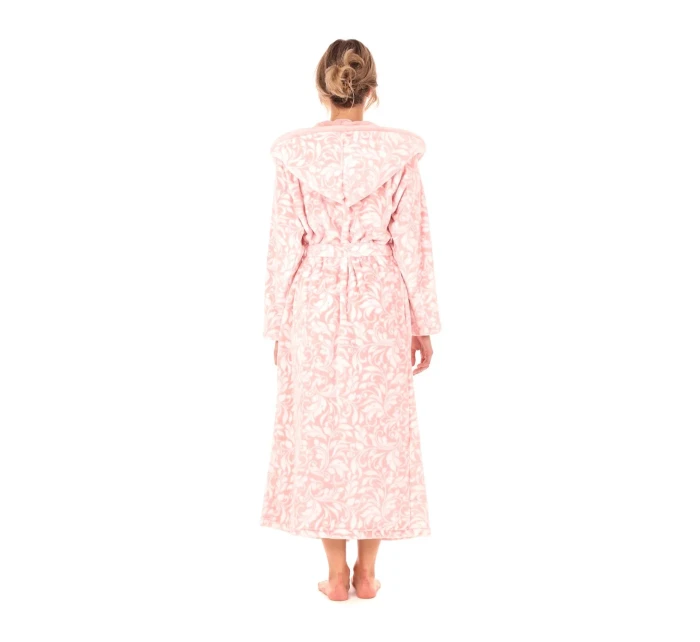Dámský župan Flora s kapucí růžová model 21760962 - Vestis Dámský župan Flora s kapucí růžová model 21760962 - Vestis