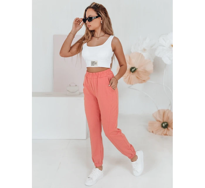 FashionStreet dámské broskvové tepláky STIVEL UY02719 FashionStreet dámské broskvové tepláky STIVEL UY02719