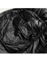 Černá dámská péřová bunda (ag6-26) Černá dámská péřová bunda (ag6-26)