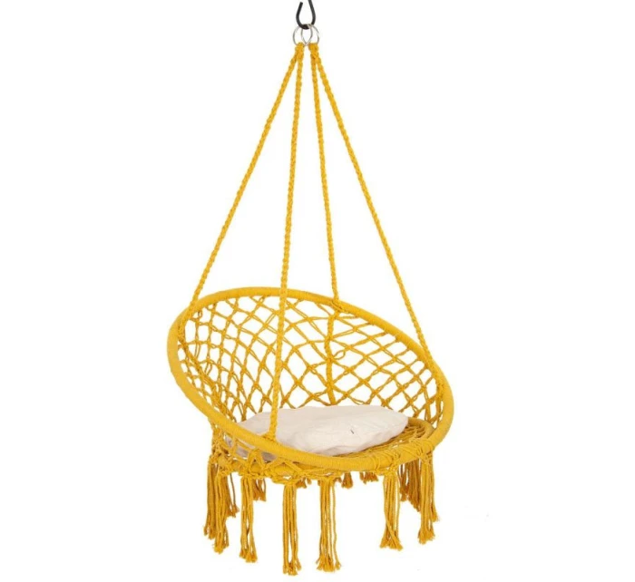 Závěsná sedačka 80x60 cm s polštářkem HONEY