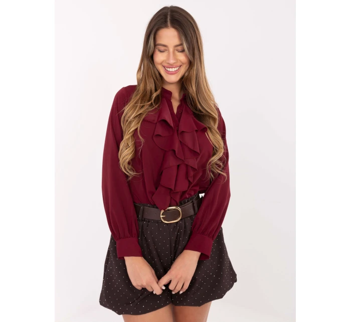 Koszula MI KS model 21480311 bordowy - FPrice