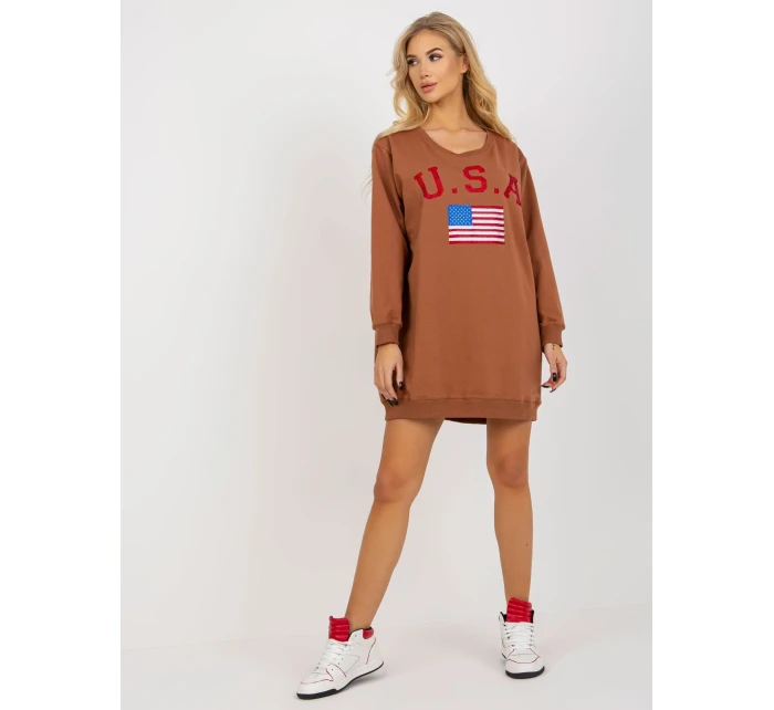 Mikina VI BL 3192.23P světle hnědá Mikina VI BL 3192.23P světle hnědá