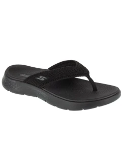 Dámské sandály / žabky Go Walk Flex Holly 141459-BBK Černá - Skechers
