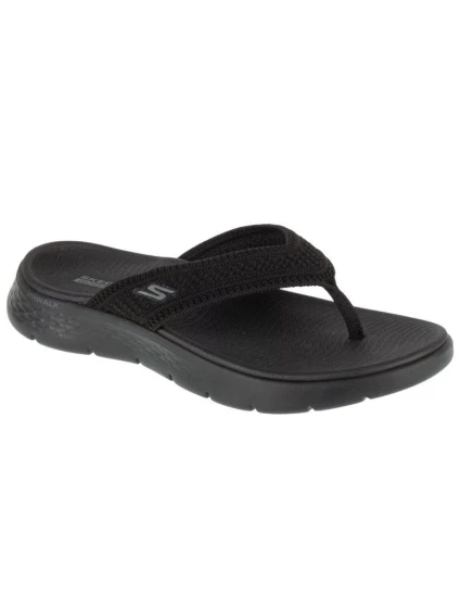 Dámské sandály / žabky Go Walk Flex Holly 141459-BBK Černá - Skechers Dámské sandály / žabky Go Walk Flex Holly 141459-BBK Černá - Skechers
