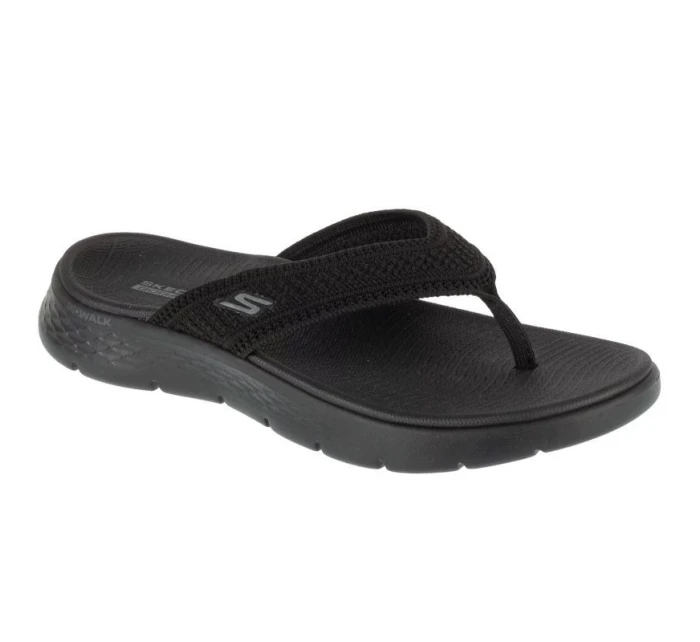 Dámské sandály / žabky Go Walk Flex Holly 141459-BBK Černá - Skechers Dámské sandály / žabky Go Walk Flex Holly 141459-BBK Černá - Skechers
