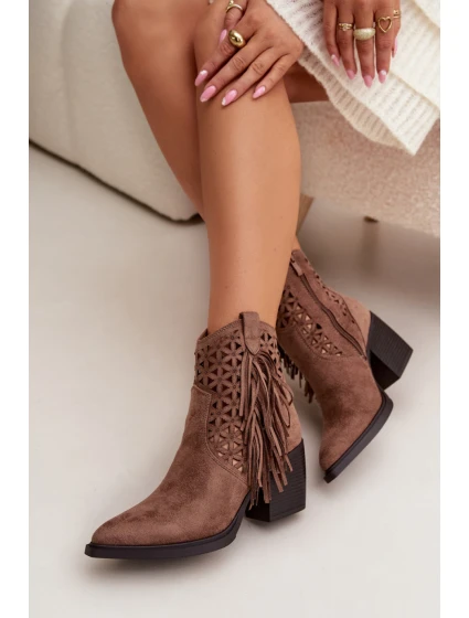 Boty na podpatku  model 224704 Step in style