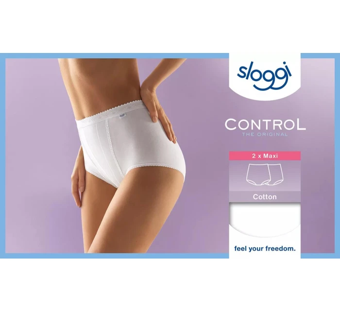 sloggi Control Maxi 2P - WHITE - SLOGGI WHITE - SLOGGI