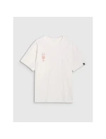 Pánské tričko oversize s potiskem model 21436910 pánské - 4F Pánské tričko oversize s potiskem model 21436910 pánské - 4F