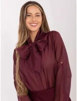 Koszula IT KS model 21786397 bordowy - FPrice Koszula IT KS model 21786397 bordowy - FPrice