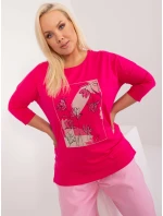 Bluzka RV BZ model 21426977 fuksjowy - FPrice Bluzka RV BZ model 21426977 fuksjowy - FPrice