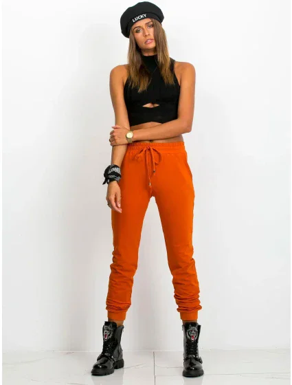 Tepláky RV DR 5040.07X tmavě oranžová