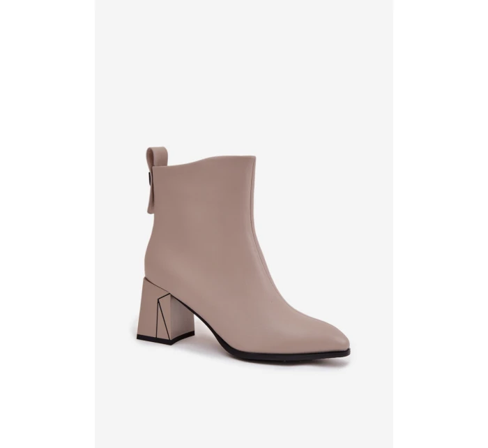 Boty na podpatku  model 222516 Step in style