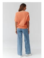 Svetr s krátkým rukávem  model 224080 Makadamia