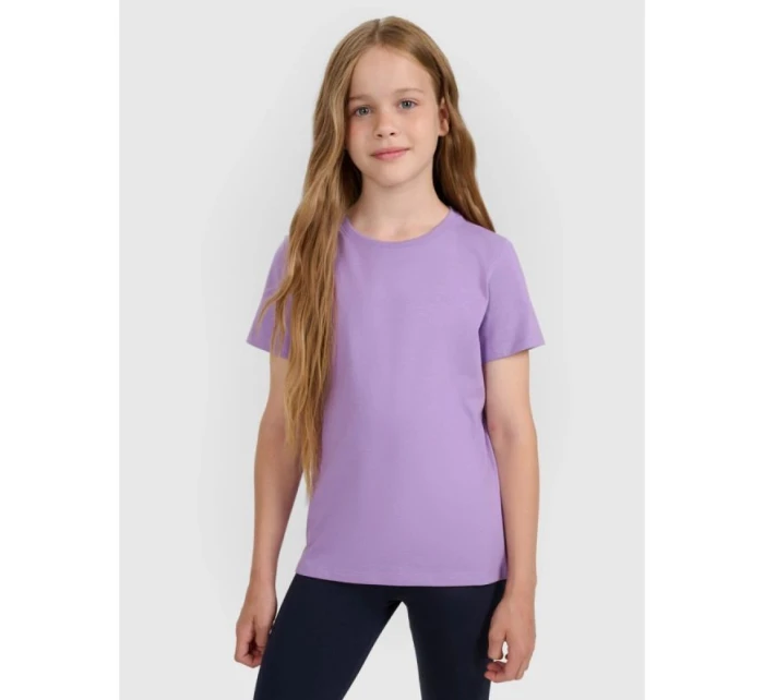 Dívčí hladké tričko 4F 4FJRAW25TTSHF3233-51S