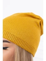 Čepice model 18745378 hořčice - K-Fashion Čepice model 18745378 hořčice - K-Fashion