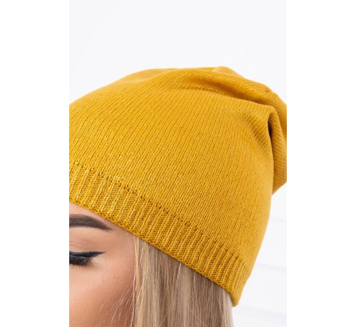 Čepice model 18745378 hořčice - K-Fashion Čepice model 18745378 hořčice - K-Fashion