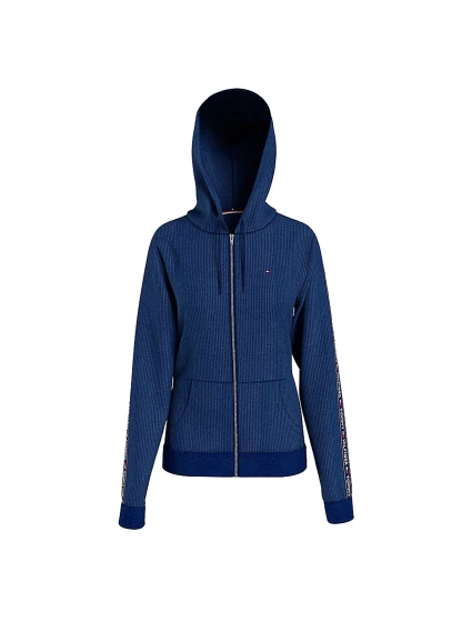 Dámská velurová mikina s kapucí UW0UW03219-DW5 - Tommy Hilfiger