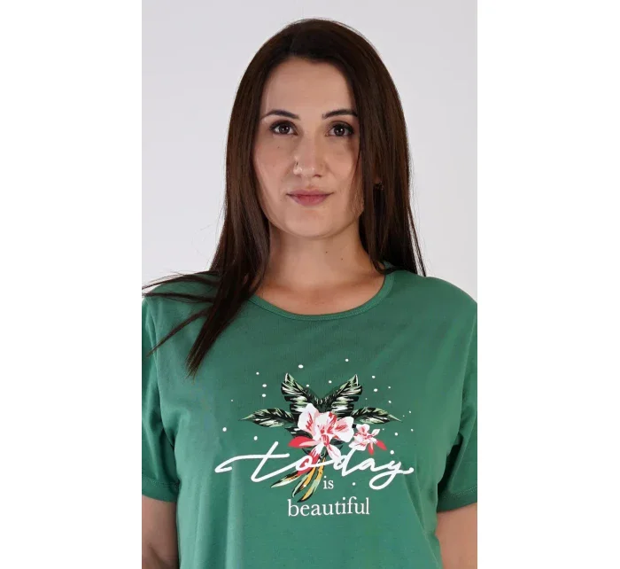 Dámská noční košile s krátkým rukávem Today is bautiful