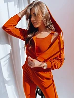 Dámská mikina MY LOVE oranžová FashionStreet BY1200