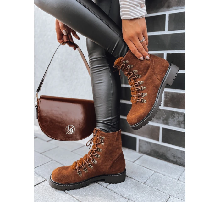 Dámské kozačky camel Dstreet model 21971426 - FashionStreet