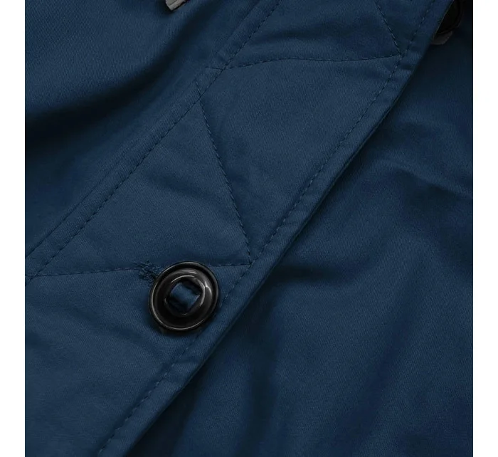 DWUSTRONNA DAMSKA KURTKA ZIMOWA Z KAPTUREM model 21241910 - SPEED.A