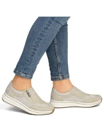 Béžová dámská polobotka model 21948526 - Rieker