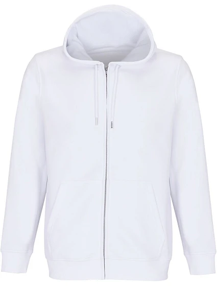 SOL'S Calipso Unisex mikina s kapucí z těžké bavlny 25.4237 white SOL'S Calipso Unisex mikina s kapucí z těžké bavlny 25.4237 white