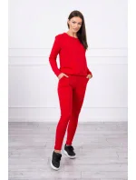 Červená tepláková souprava