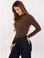 Bluzka IT BZ model 21441228 brązowy - FPrice Bluzka IT BZ model 21441228 brązowy - FPrice