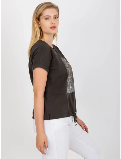 Tričko RV TS 0237.84P tmavě khaki Tričko RV TS 0237.84P tmavě khaki