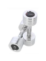 Chromované činky 2x5 kg HMS CHD05