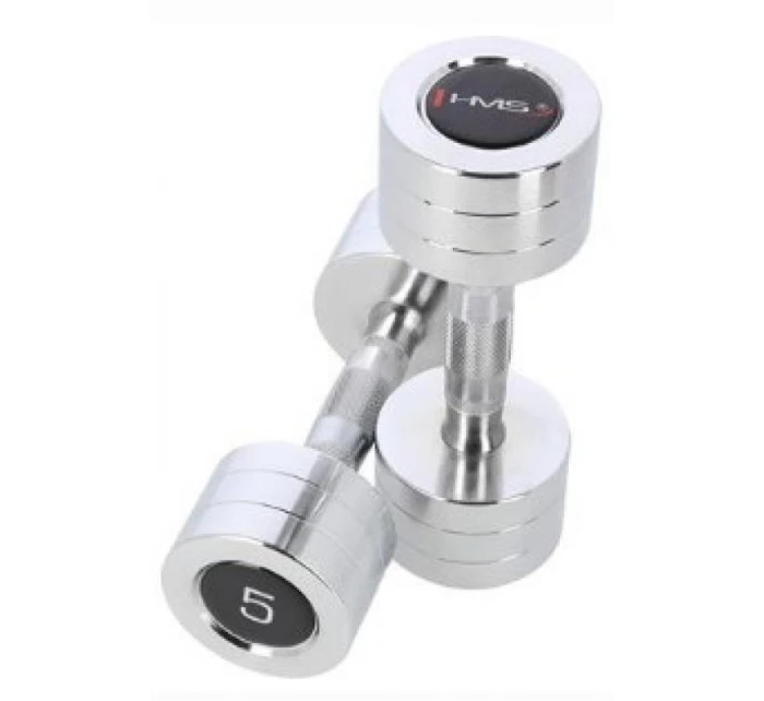 Chromované činky 2x5 kg HMS CHD05